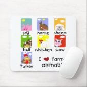 De T-shirts en de Giften van de Dieren van het boe Muismat (Met muis)