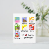 De T-shirts en de Giften van de Dieren van het Briefkaart (Staand voorkant)