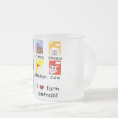 De T-shirts en de Giften van de Dieren van het Matglas Koffiemok (Voorkant rechts)