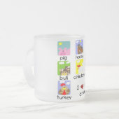De T-shirts en de Giften van de Dieren van het Matglas Koffiemok (Voorkant links)