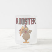 De T-shirts en de Giften van de haan Matglas Koffiemok (Center)
