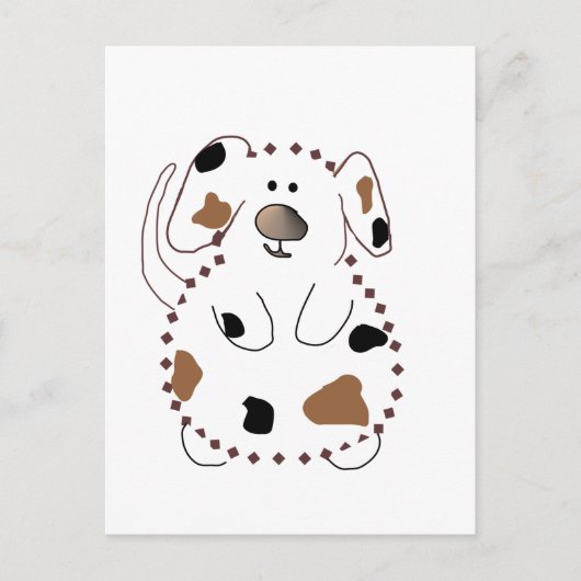 De T-shirts en de Giften van de Hond van de Briefkaart (Voorkant)