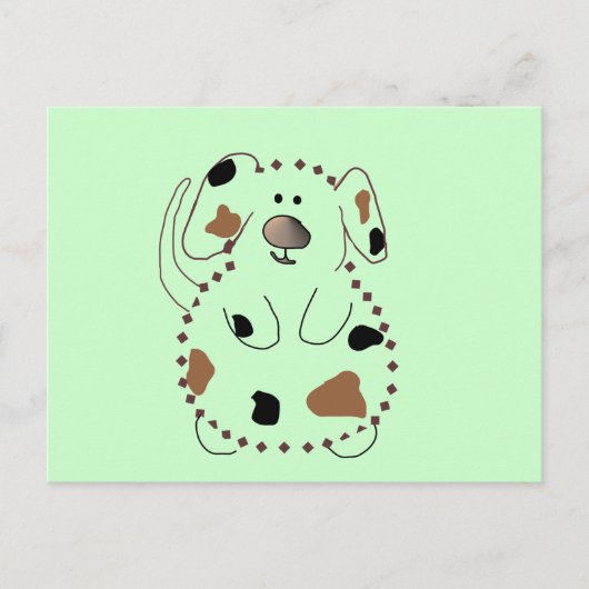 De T-shirts en de Giften van de Hond van de Briefkaart (Voorkant)