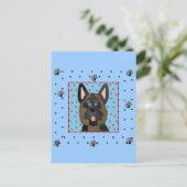 De T-shirts en de Giften van de Hond van de Duitse Briefkaart (Staand voorkant)