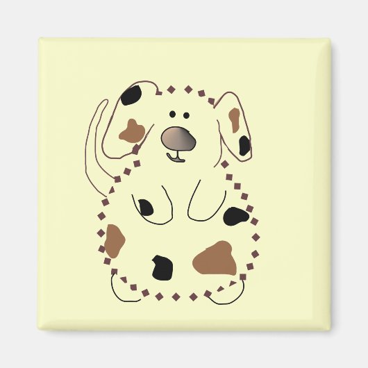 De T-shirts en de Giften van de Hond van de Magneet (Voorkant)