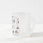 De T-shirts en de Giften van de Hond van de Matglas Koffiemok (Voorkant rechts)