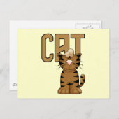 De T-shirts en de Giften van de kat Briefkaart (Voorkant / Achterkant)