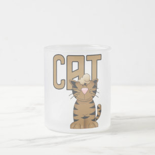 De T-shirts en de Giften van de kat Matglas Koffiemok
