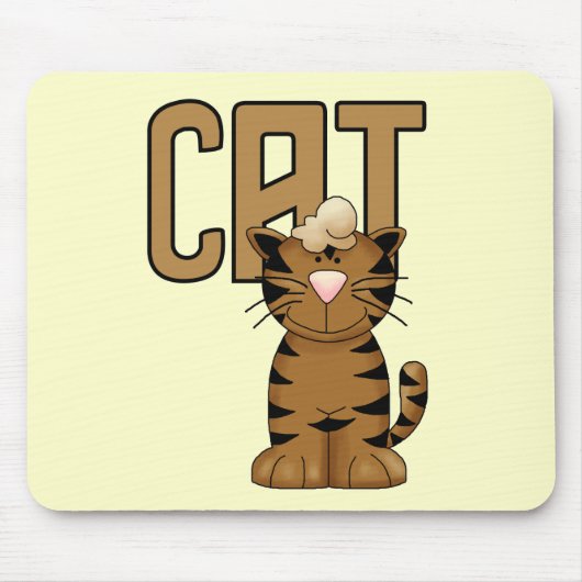 De T-shirts en de Giften van de kat Muismat (Voorkant)