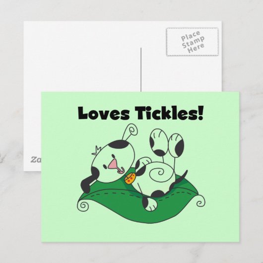 De T-shirts en de Giften van de Kietelend Briefkaart (Voorkant / Achterkant)