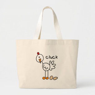 De T-shirts en de Giften van de Kip van het Cijfer Grote Tote Bag