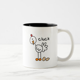 De T-shirts en de Giften van de Kip van het Cijfer Tweekleurige Koffiemok