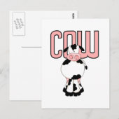 De T-shirts en de Giften van de koe Briefkaart (Voorkant / Achterkant)