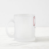 De T-shirts en de Giften van de koe Matglas Koffiemok (Links)