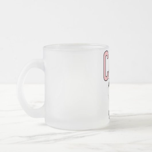 De T-shirts en de Giften van de koe Matglas Koffiemok (Links)