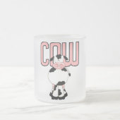 De T-shirts en de Giften van de koe Matglas Koffiemok (Center)