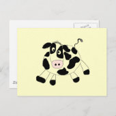 De T-shirts en de Giften van de Koe van het Briefkaart (Voorkant / Achterkant)