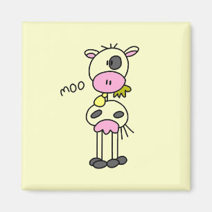 De T-shirts en de Giften van de Koe van het Cijfer Magneet