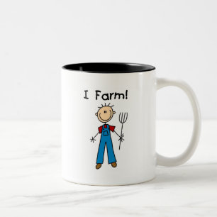 De T-shirts en de Giften van de Landbouwer van het Tweekleurige Koffiemok