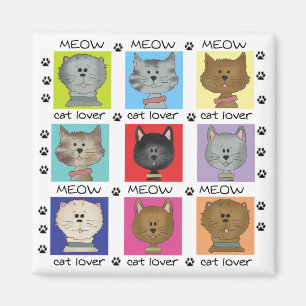 De T-shirts en de Giften van de Minnaar van de Kat Magneet