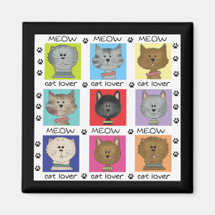 De T-shirts en de Giften van de Minnaar van de Kat Magneet