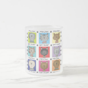 De T-shirts en de Giften van de Minnaar van de Kat Matglas Koffiemok