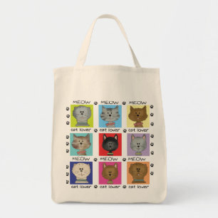 De T-shirts en de Giften van de Minnaar van de Kat Tote Bag