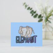 De T-shirts en de Giften van de olifant Briefkaart (Staand voorkant)