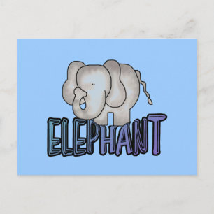 De T-shirts en de Giften van de olifant Briefkaart