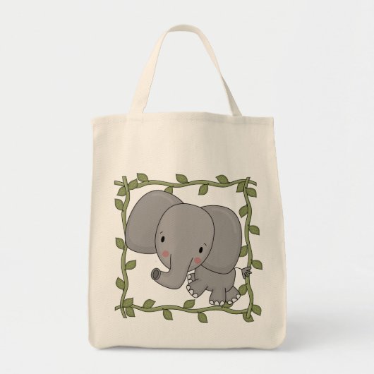 De T-shirts en de Giften van de Olifant van het ba Tote Bag (Voorkant)