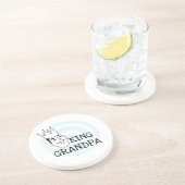 De T-shirts en de Giften van de Opa van de koning Zandsteen Onderzetter (Zijkant)