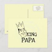De T-shirts en de Giften van de Pa van de koning Briefkaart (Voorkant / Achterkant)