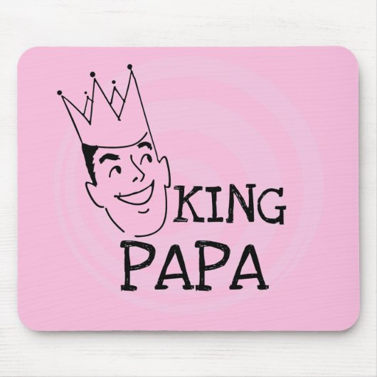 De T-shirts en de Giften van de Pa van de koning Muismat (Voorkant)