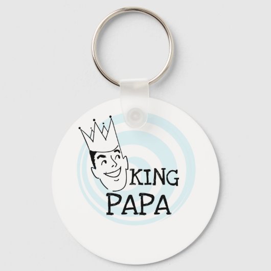 De T-shirts en de Giften van de Pa van de koning Sleutelhanger (Voorkant)