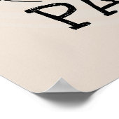 De T-shirts en de Giften van de Papaja van de koni Poster (Hoek)