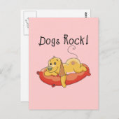 De T-shirts en de Giften van de Rots van honden Briefkaart (Voorkant / Achterkant)