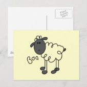 De T-shirts en de Giften van de Schapen van het Briefkaart (Voorkant / Achterkant)