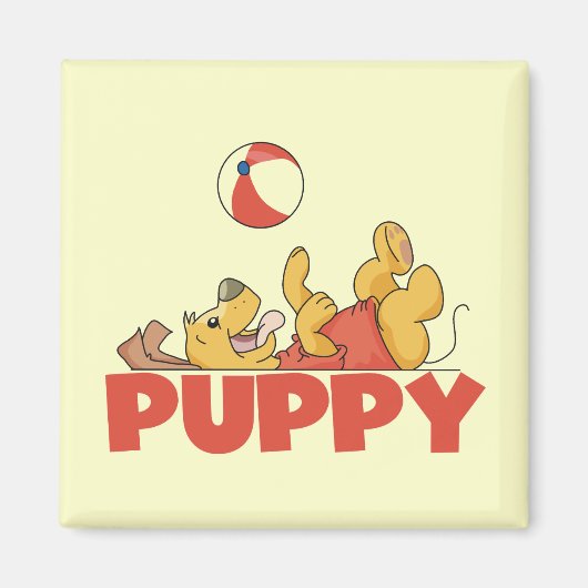 De T-shirts en de Giften van de Spelen van het pup Magneet (Voorkant)