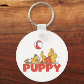 De T-shirts en de Giften van de Spelen van het pup Sleutelhanger (Voorkant)