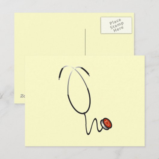 De T-shirts en de Giften van de stethoscoop Briefkaart (Voorkant / Achterkant)