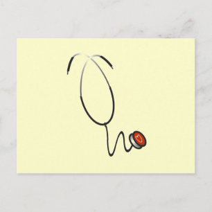 De T-shirts en de Giften van de stethoscoop Briefkaart