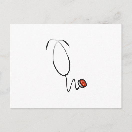 De T-shirts en de Giften van de stethoscoop Briefkaart (Voorkant)