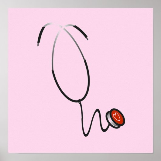 De T-shirts en de Giften van de stethoscoop Poster (Voorkant)