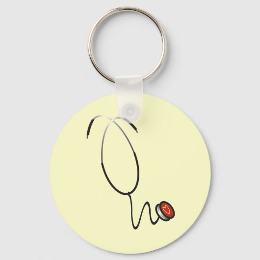 De T-shirts en de Giften van de stethoscoop Sleutelhanger (Voorkant)