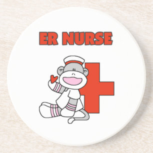 De T-shirts en de Giften van de Verpleegster van E Zandsteen Onderzetter