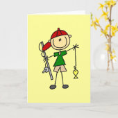 De T-shirts en de Giften van de Visserij van het Kaart (Gele Bloem)