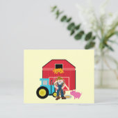 De T-shirts en de Giften van het boerenerf Briefkaart (Staand voorkant)