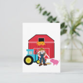 De T-shirts en de Giften van het boerenerf Briefkaart (Staand voorkant)