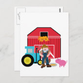 De T-shirts en de Giften van het boerenerf Briefkaart (Voorkant / Achterkant)