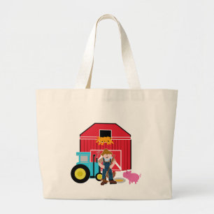 De T-shirts en de Giften van het boerenerf Grote Tote Bag